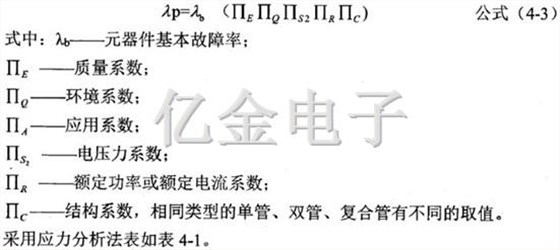 故障率预计法公式