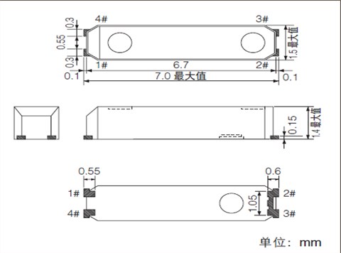 精工晶振,贴片晶振,SSP-T7-F晶振,Q-SPT7P0327620C5GF晶振