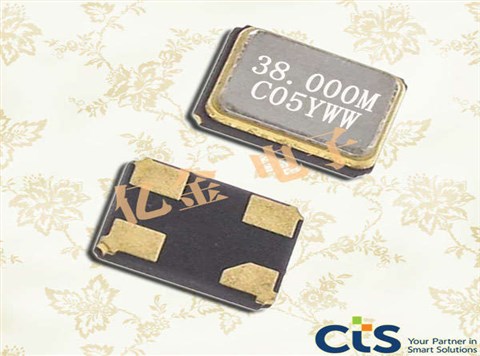 CTS晶振,石英晶体振荡器,625晶振,625L3I032M00000晶振