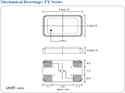 FY2500117|25MHz|18PF|20PPM|-40~85℃|FY|DIODES