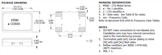 580 7050 VC-TCXO