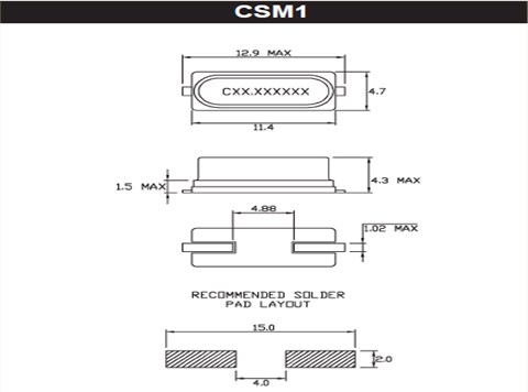 CSM1Z-A0B2C3-50-22.1184D18 49SMD 22.1184MHz 18PF 50PPM