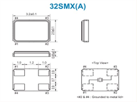 SMI晶振,3225mm晶振,32M160-10,6G光纤通道晶振