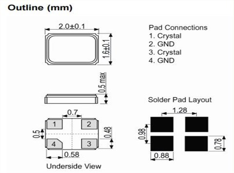 IQD晶振|IQXC-42 AUTO晶振|LFXTAL071267Reel|汽车应用晶振
