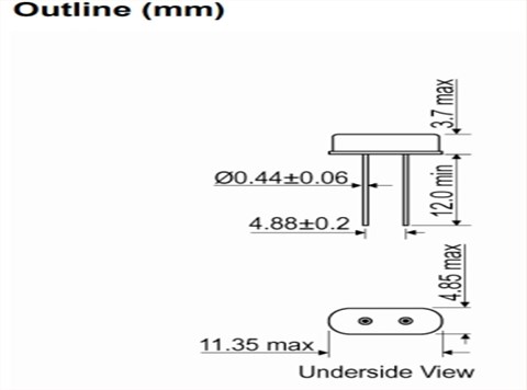 IQD晶振|HC49/3.5H晶振|LFXTAL078424Bulk|49S插件晶振
