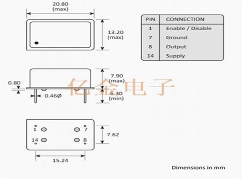 电信应用晶振,GTXO-14T/DL-10MHz,温度补偿振荡器,Golledge有源晶振,GTXO-14T振荡器