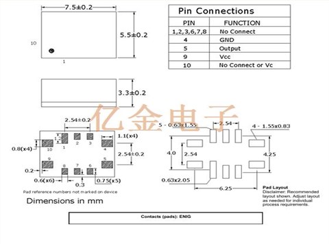 OHA4恒温晶振,Pletronics晶振,贴片振荡器,OHA4005-10.0M,无线通信设备晶振