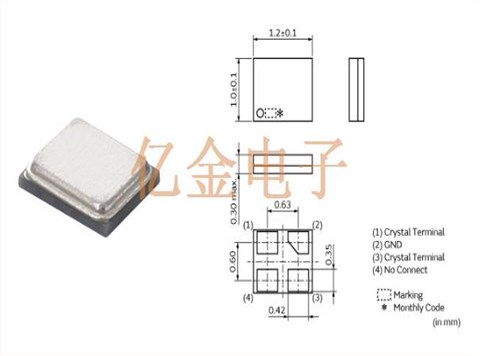 民用设备晶振,日本Murata晶振,进口XRCTD晶振,石英贴片晶体,XRCTD32M000N1P1AR0