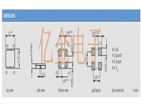 O0.032768-JO22-G-1V3-1-T1-LF,高频稳定性晶振,2520金属封装晶振