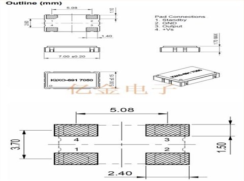 LFSPXO076024REEL,工业设备晶振,IQD石英晶体振荡器 LFSPXO076024REEL,工业设备晶振,IQD石英晶体振荡器