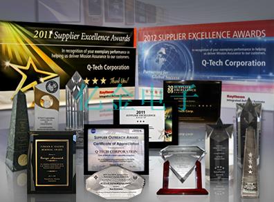 11年来Q-TECH晶振集团所获得的奖项和荣誉