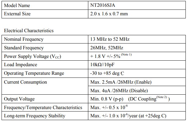 NDK开发业界最优低相位噪声小型温补晶振