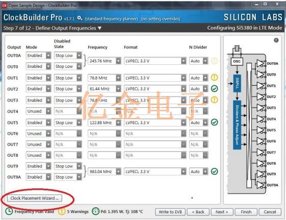 使用Clock Builder Pro的晶体振荡器实现最佳抖动性能放置向导