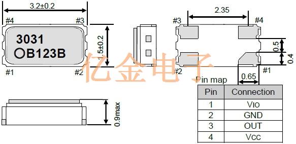 爱普生32.768K低功耗晶体振荡器SG3031CM样品已发售