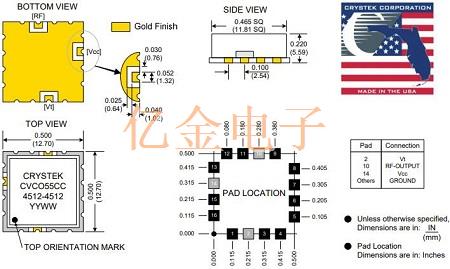 瑞斯克晶振厂商旗下新型4512MHZ电压控制振荡器性能解析