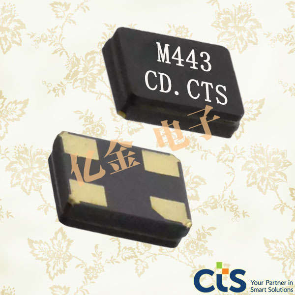 CTS晶振,石英晶体谐振器,443晶振