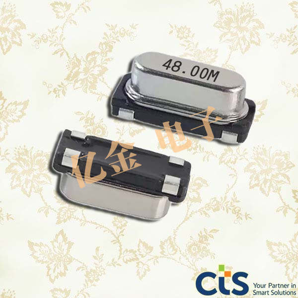 CTS,49SMD,ATSSM4P,4P037F35IET,3.6864MHz,20PF,30PPM