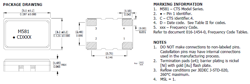 581 5032 VC-TCXO