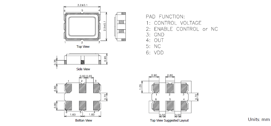 TXC_DJ_3.2_2.5 LVPECL VCXO