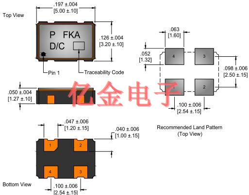 威尔威进口晶振,OC5有源晶体振荡器,OC5T-26000X-CDA3RX晶振