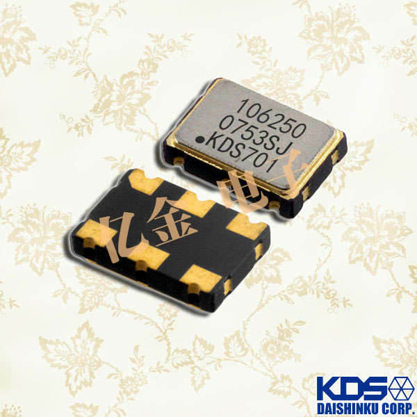 日本KDS压控晶振,DSV753SV室外6G发射器晶振,1XVB046080VB压控晶振