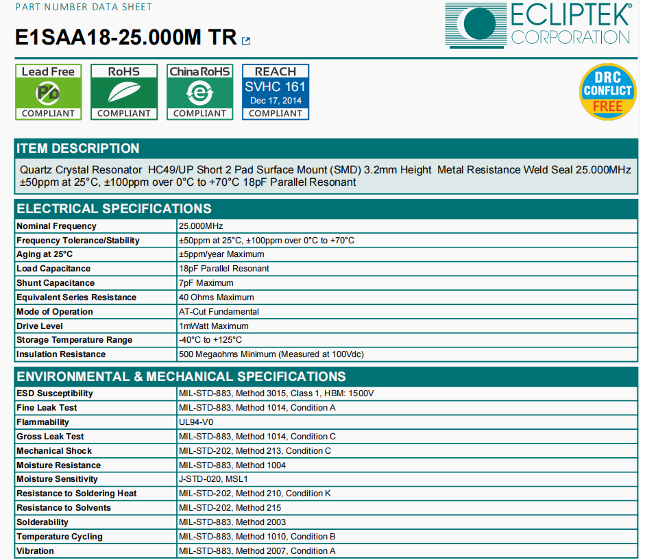 E1SAA18-25.000M