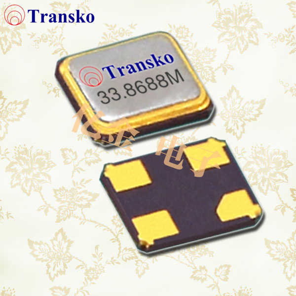Transko晶振,6G网络设备晶振,CS12-F3050HM05-38.400M-TR四脚晶振