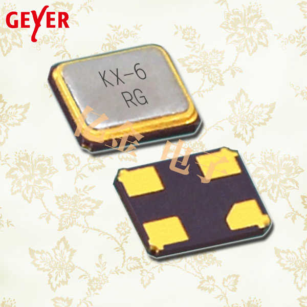 12.86513,GEYER晶振,25MHz,2520贴片晶振,16pF,KX-6T晶振,进口无源晶振