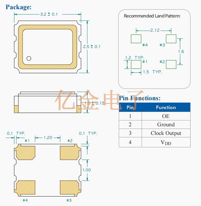 FK-3.3V 3.2_2.5 CMOS