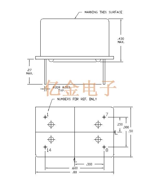t1220 12.70 x 20.32 TCXO